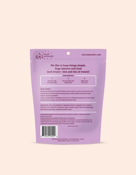 Bocce's Wild Cran Froyo 6 oz back package