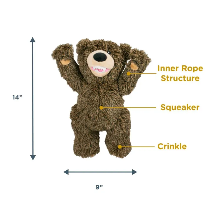 Tall Tails | Rope Grizzly Bear 14"