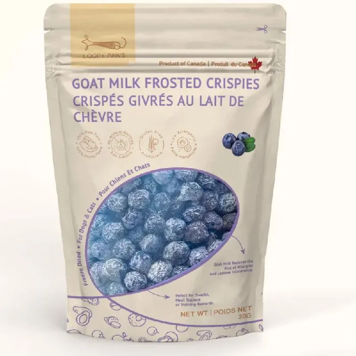 Loopy | Cat + Dog Goat Milk Frosted FD Blueberry