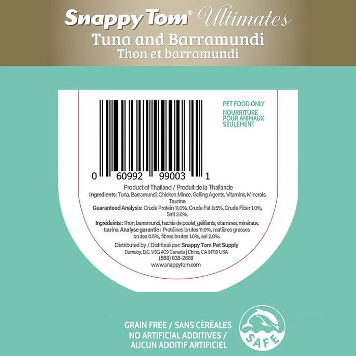 Snappy Tom | Cat - Tuna & Barramundi 12/85g
