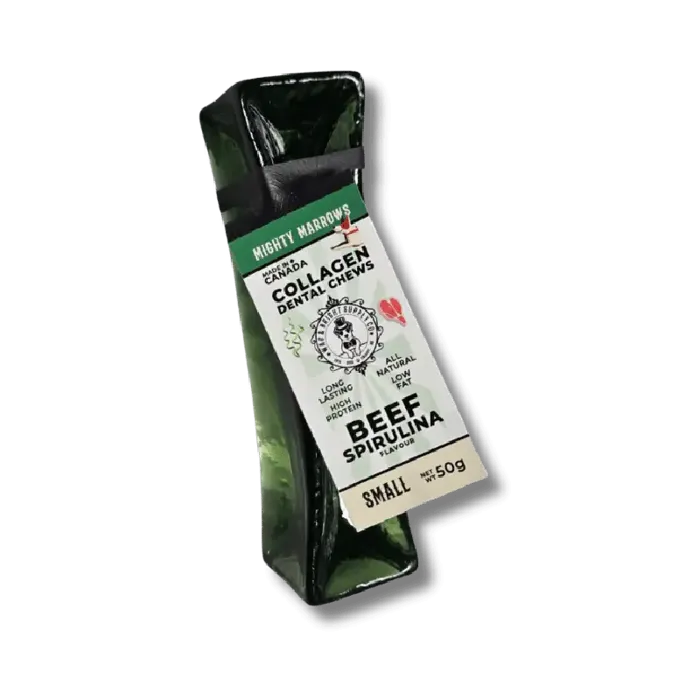 Wag & Bright | Dog Dental Chews Spirulina Beef S