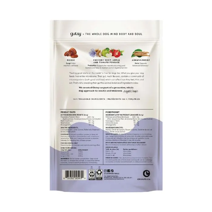 Crumps | Dog Treats Gutsy Calm Bites 4.6oz