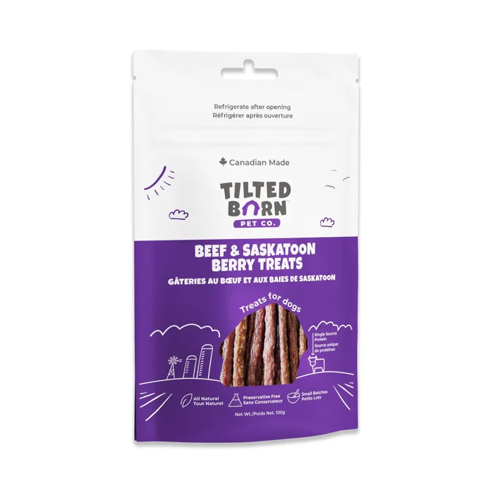 Tilted Barn | Dog - Beef & Saskaberry Treats