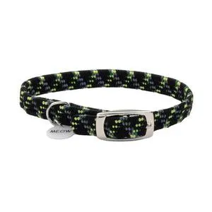 Reflective Safety Stretch Black/green 3/8" X 10"