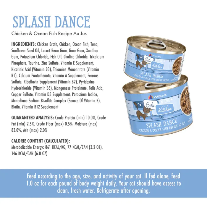 Weruva | Cat Kitchen Splash Dance Chkn Fish 24/3oz