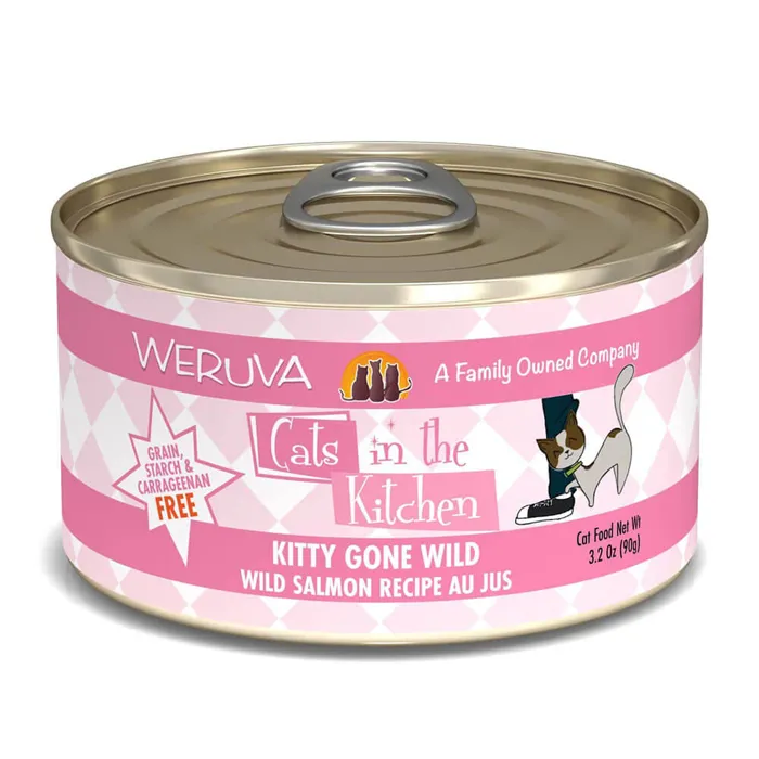 Weruva Cat Cik Gf Kitty Gone Wild Flake Can 3.2 Oz