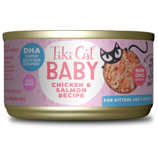 Tiki Cat | Baby Ckn & Slmn Recipe 12/2.4-oz
