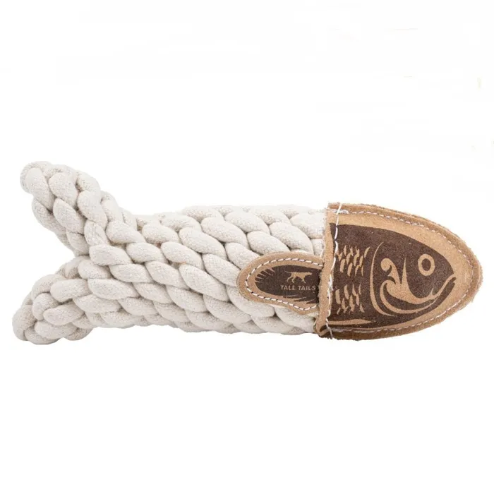Tall Tails | Natual Leather Crunch Fish 5"