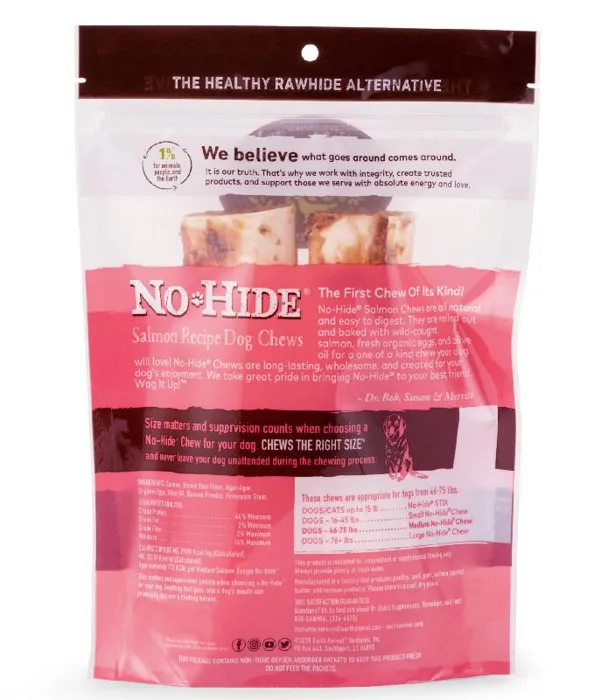 Earth Animal | No-Hide Salmon 7" 2pk