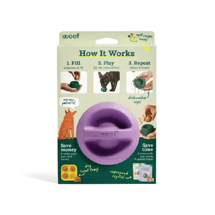 Woof | Pupsicle Toy Lavender Large