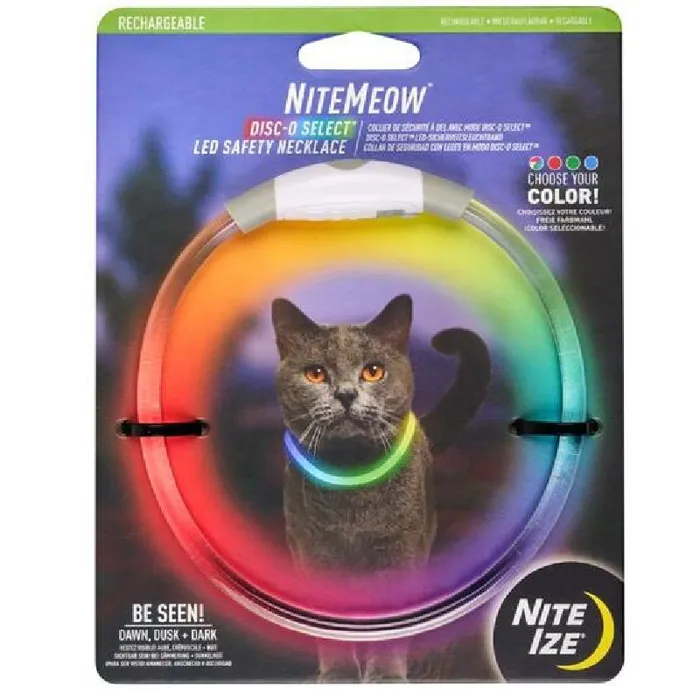 Nite Ize | Cat Rechargeable Disco Led Necklace