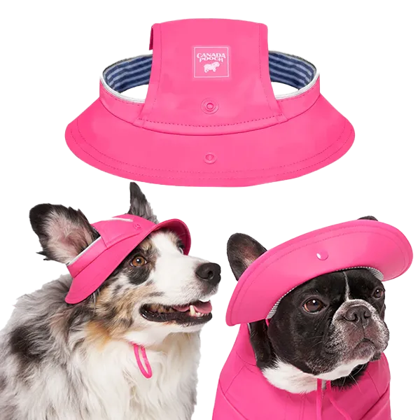 Canada Pooch | Torrential Tracker Rain Hat Pink L