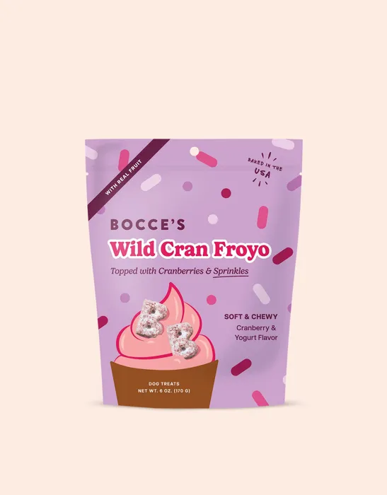 Bocce's Wild Cran Froyo 6 oz front package