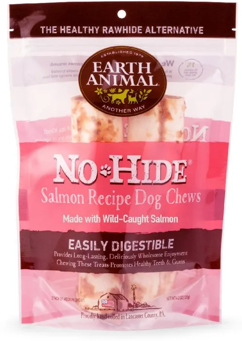 Earth Animal | No-Hide Salmon 7" 2pk