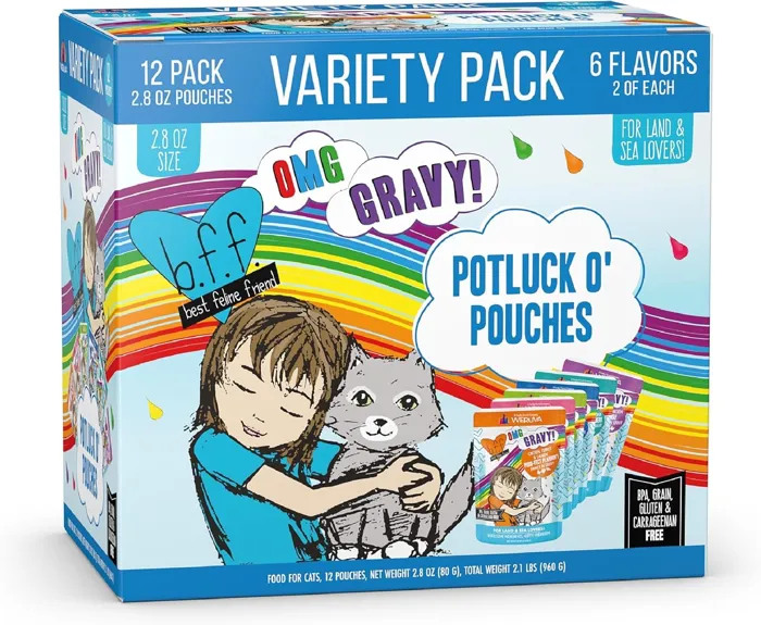 BFF | OMG Potluck Variety Pouches CASE 2.8oz