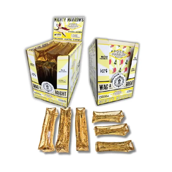 Wag & Bright | Dog Dental Chews Pork & Parsley S