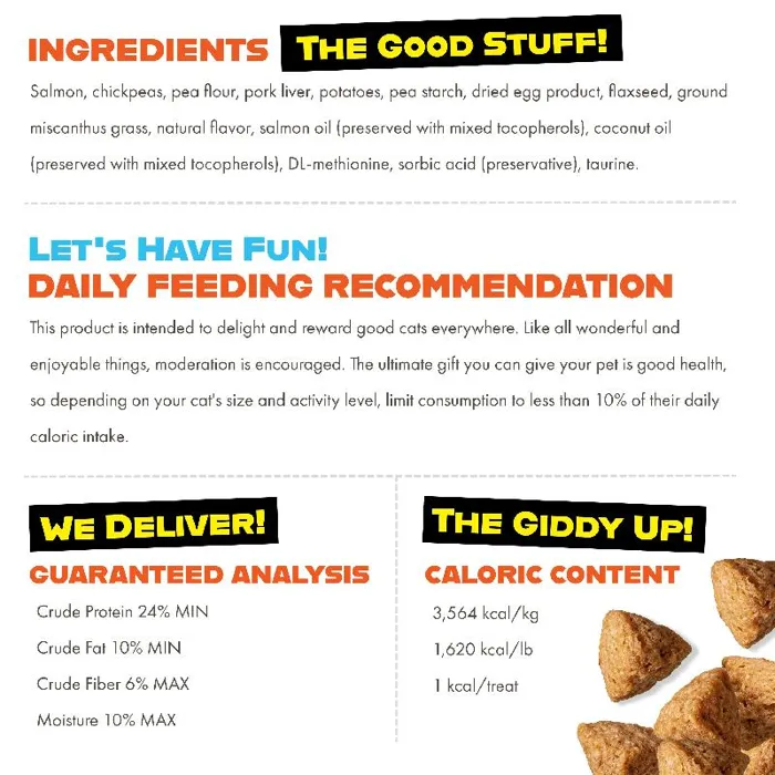 Fromm PurrSnackitty Crunch Screamin' Salmon ingredients and feeding guide
