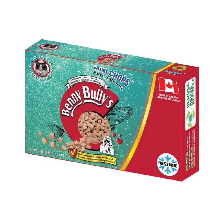 Benny Bullys | Cat Mini Chops Salmon&Rosemary 18g