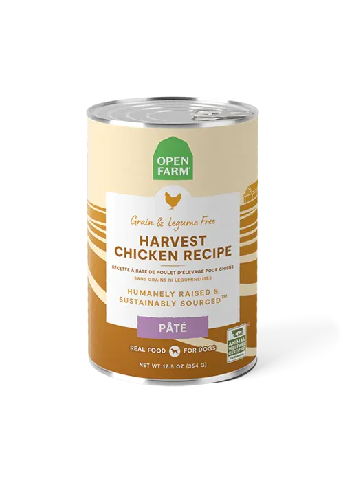 Open Farm Harvest Ckn Grain-free Wet Dog Food Can, 12.5-oz