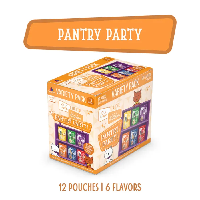 Weruva Cats In the Kitchen Pantry Party Variety Pack Pouches 3-oz Pouches 12-pack