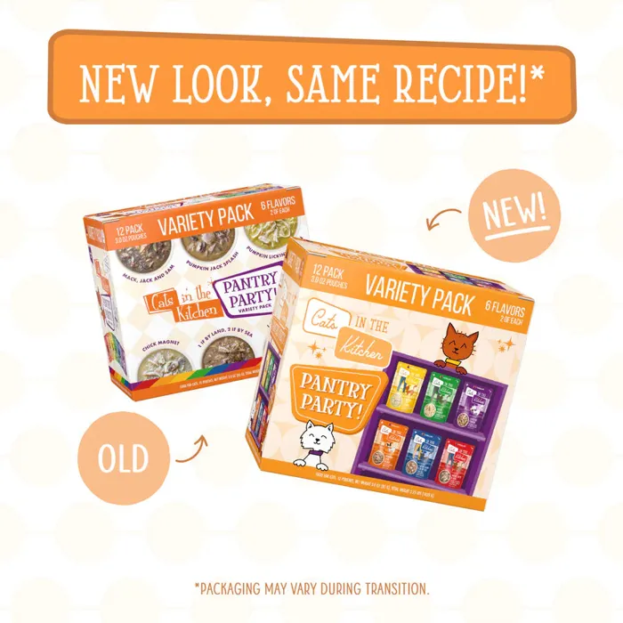 Weruva Cats In the Kitchen Pantry Party Variety Pack Pouches 3-oz Pouches 12-pack