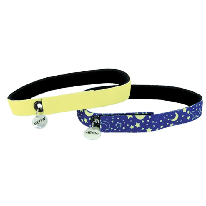 Coastal | Cat Elastacat Collar Stars + Yellow